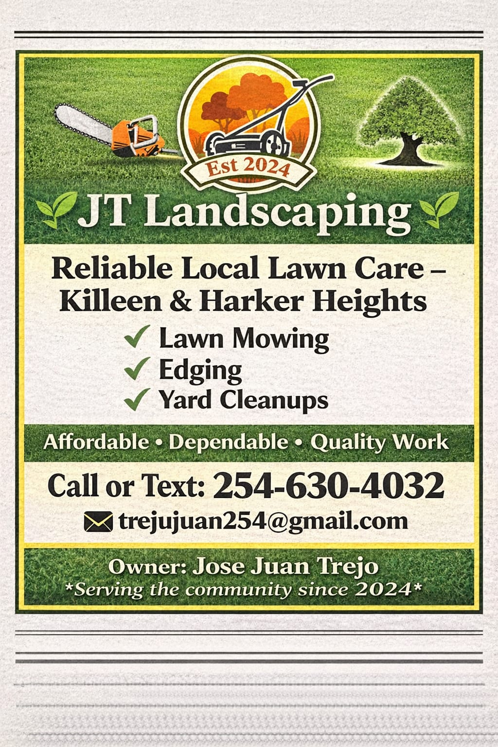 JT Landscaping Portrait